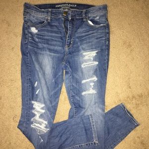 American Eagle high waisted jeggings size 14